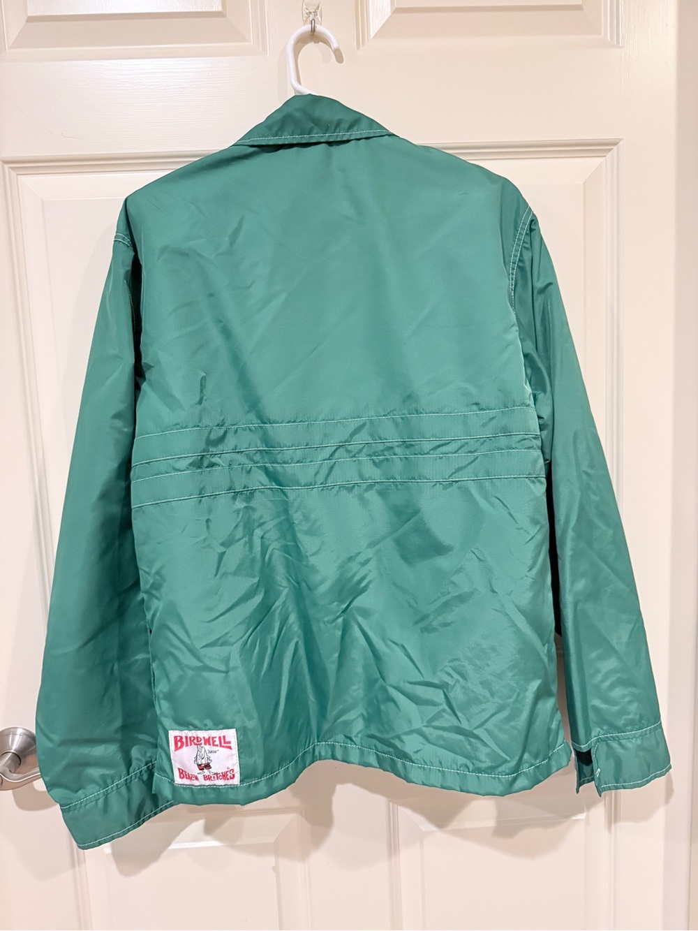Birdwell Green Jacket with Red Logo
